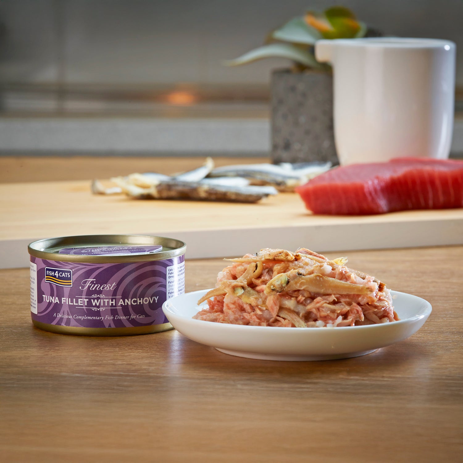 Fish4cats Filete Para Gato – Atún Con Anchoas 70 G (pack De 10)