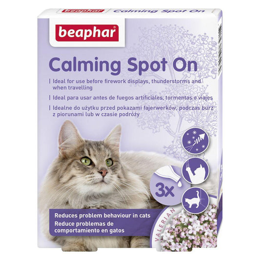 Calming Spot On  Pipetas calmantes para gatos Beaphar 3x0,4 ml