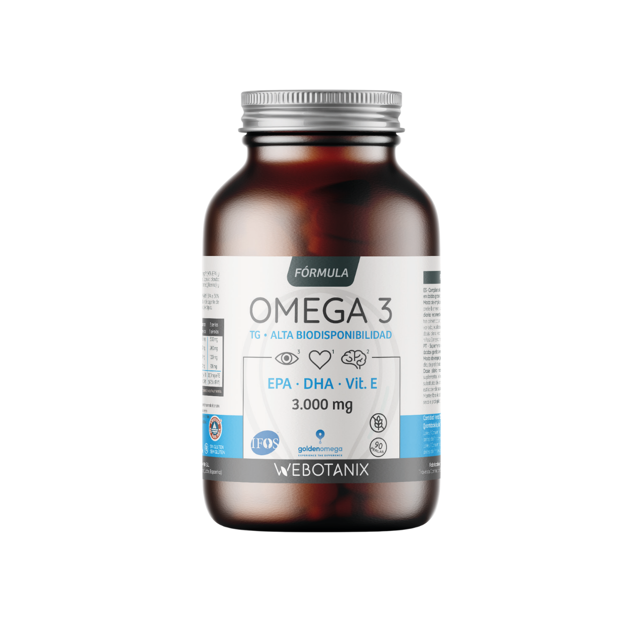 Omega 3 Fórmula Golden Omega WeBotanix 90 perlas