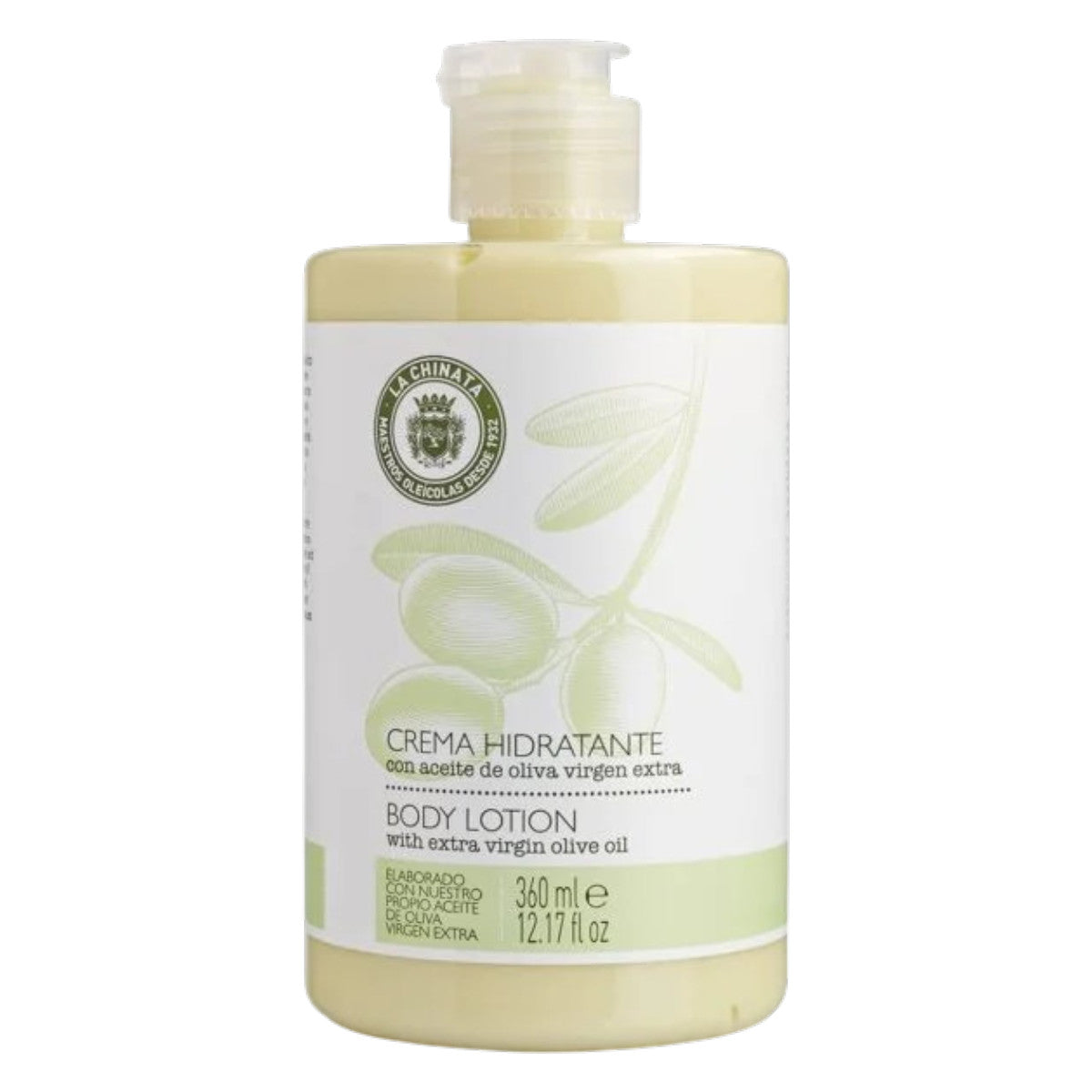 Crema Corporal Hidratante con AOVE La Chinata 360 ml