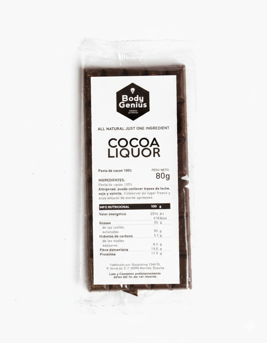 Cacao Puro En Tableta - 80g - Solo Cacao 100%_1