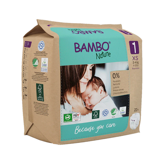 Bambo Nature pañales T1 (2-4g) 22 uds