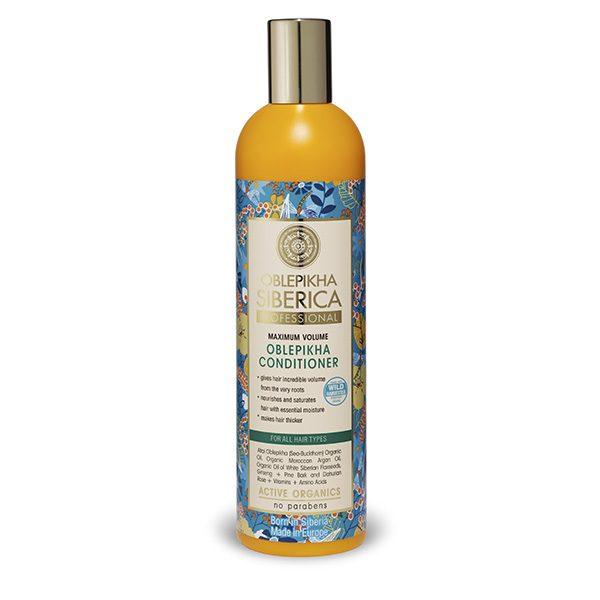 Acondicionador Oblepikha para todo tipo de cabello, 400 ml