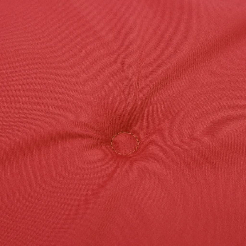 Vidaxl Cojines De Silla De Jardín 2 Uds Tela Oxford Rojo 50x50x4 Cm_5