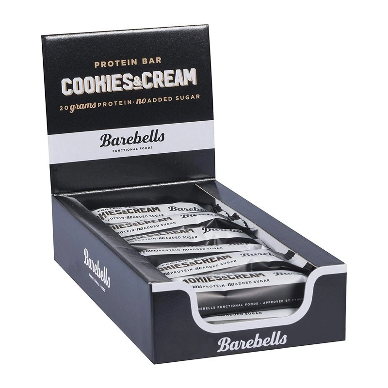 Barrita Proteica Cookies&cream 12x55g Barebells