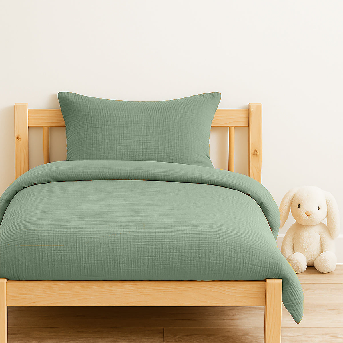 Funda Nórdica De Algodón Bio Verde