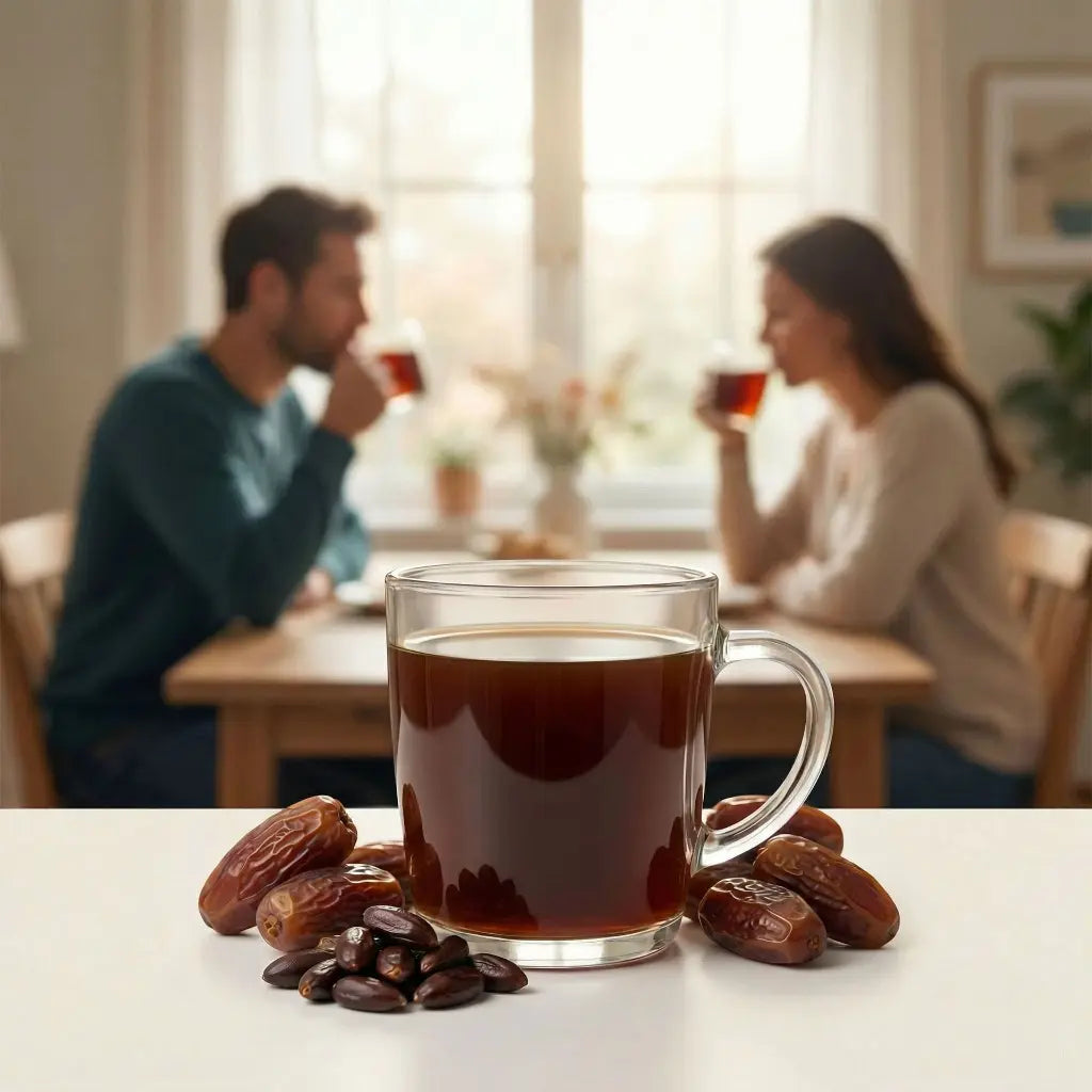 Café De Semilla De Dátil Tostado Bio - 250g | Alternativa Al Café Sin Cafeína Ecológica Vegana, Tueste Natural_4