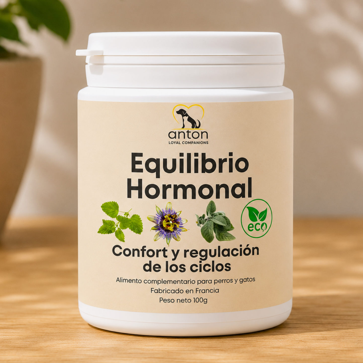 Equilibrio hormonal ECO para perras y gatas – Calma durante el celo – 100 g_5
