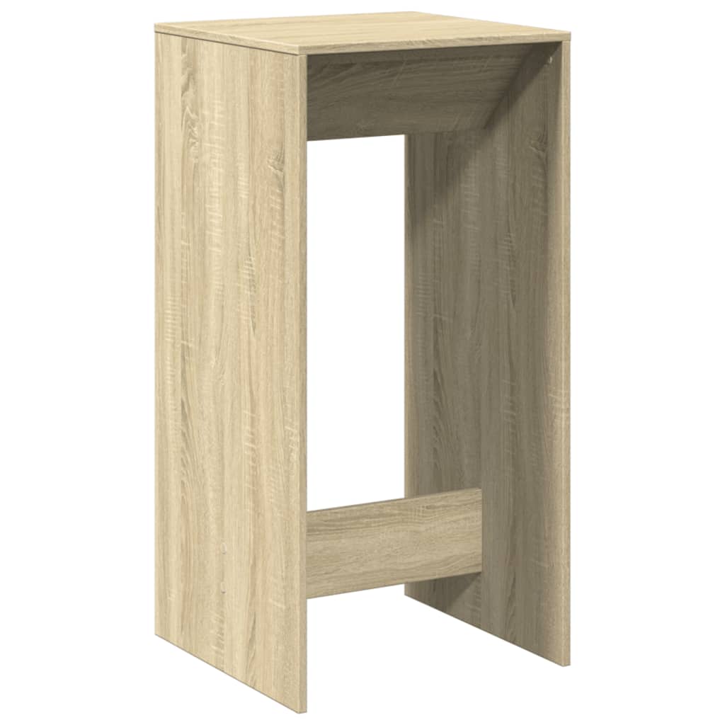 Mesa Alta De Bar Madera Ingeniería Roble Sonoma 51x50x103,5 Cm_4