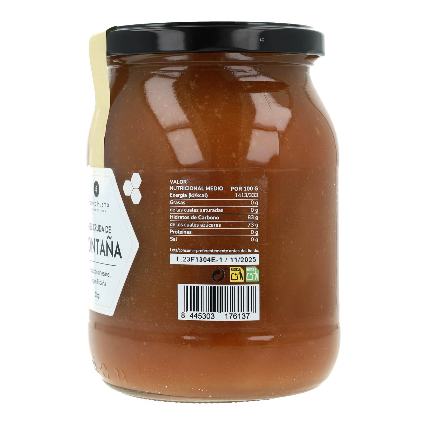 Miel Cruda de Montaña Planeta Huerto 1 Kg