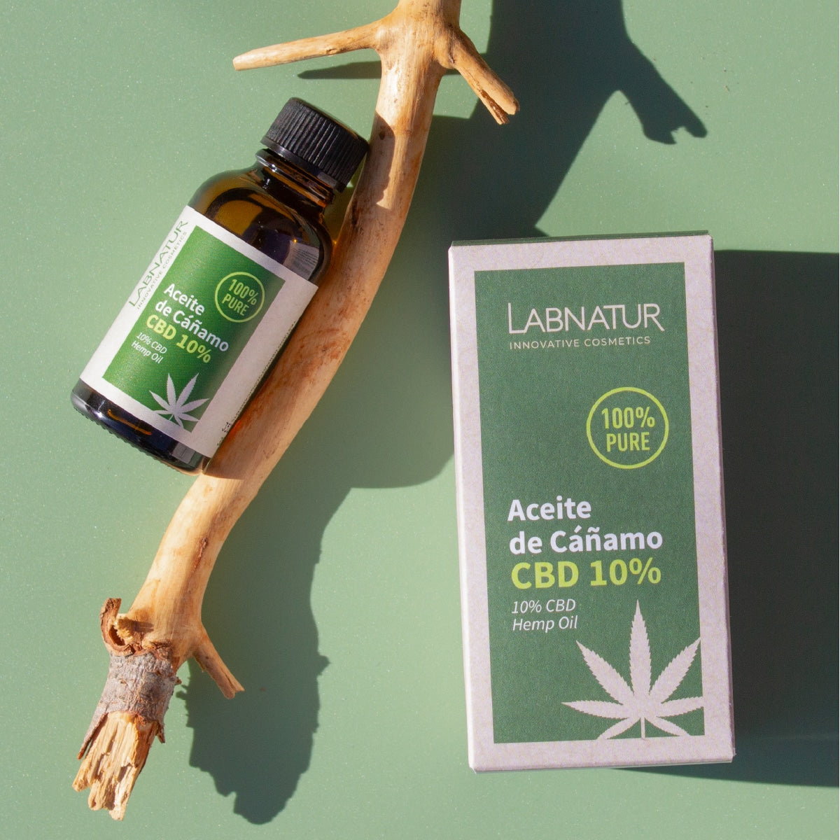 Aceite Puro de CBD 10% Labnatur 30 ml | Cáñamo | Hidratante, Calmante y Reafirmante | Piel Sensible y Madura_3