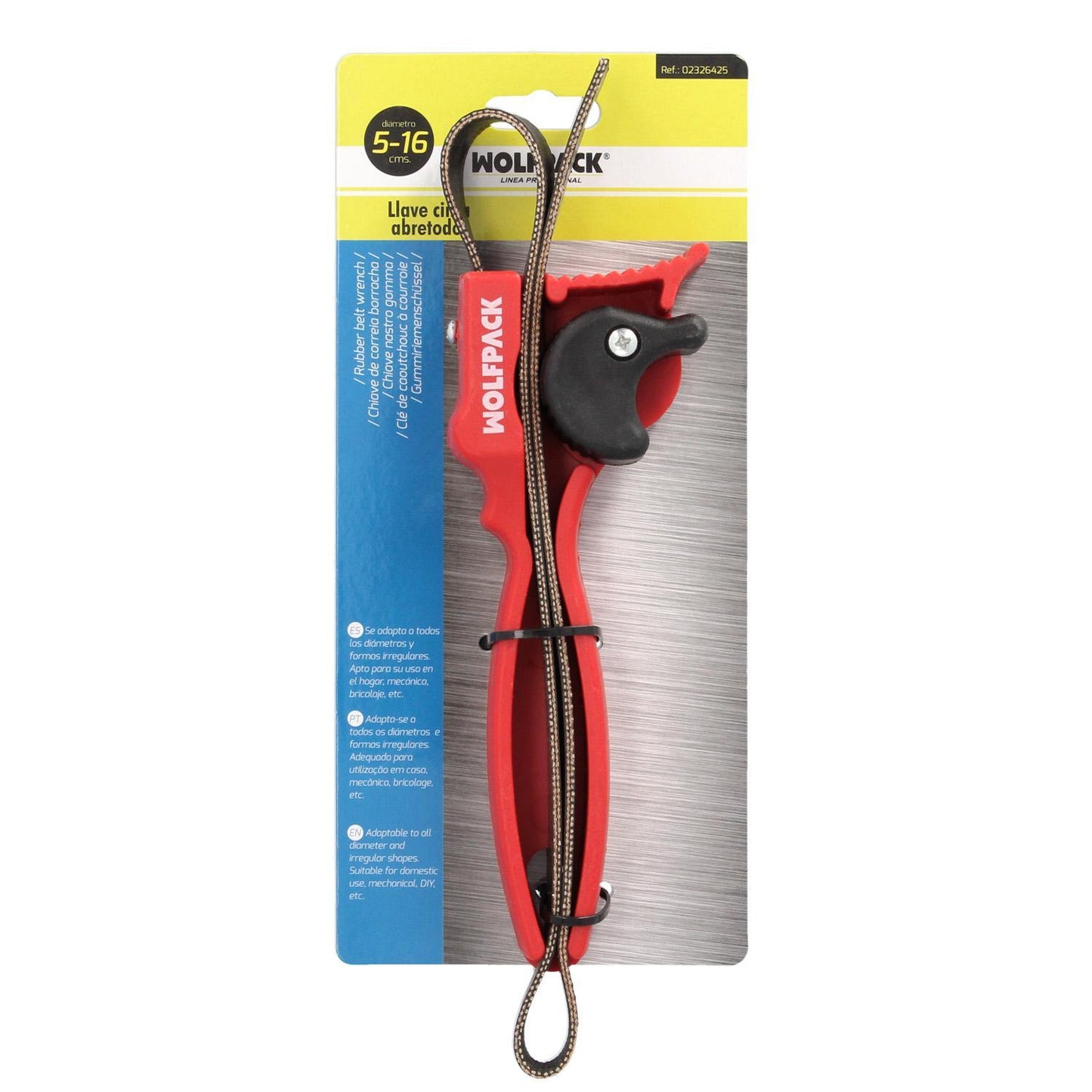 Llave Cinta Abretodo Ø 5 A Ø 16 Cm. Cinta Caucho Reforzado. Llave Filtros, Llave Tubos, Llave Tuberias, Llave Tapas,_3