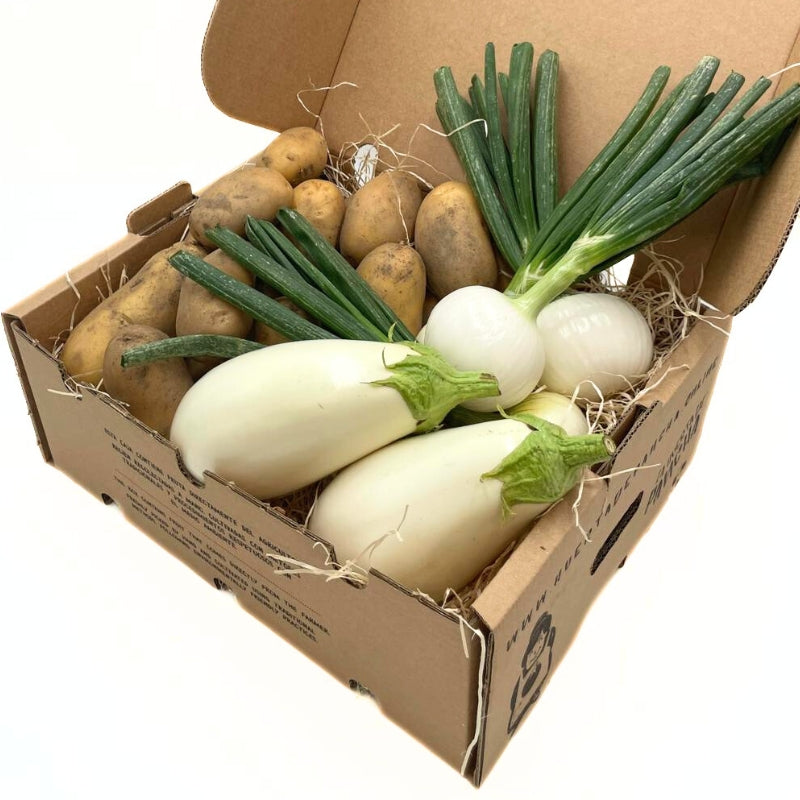 Cesta Patatas, Cebollas Y Berenjenas directas desde el campo 4 Kg_0