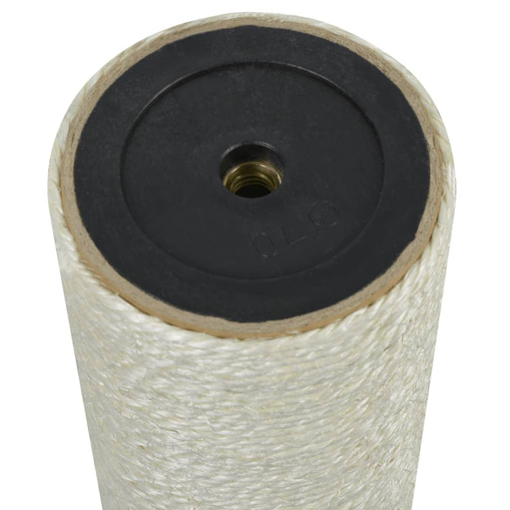 Vidaxl Poste Rascador Para Gatos 8x45 Cm 10 Mm Beige_1