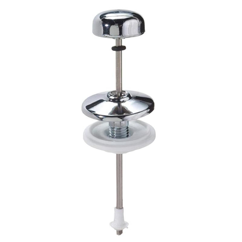 Tirador Cisterna Baja Vertical Recto Cromo 130 Mm.