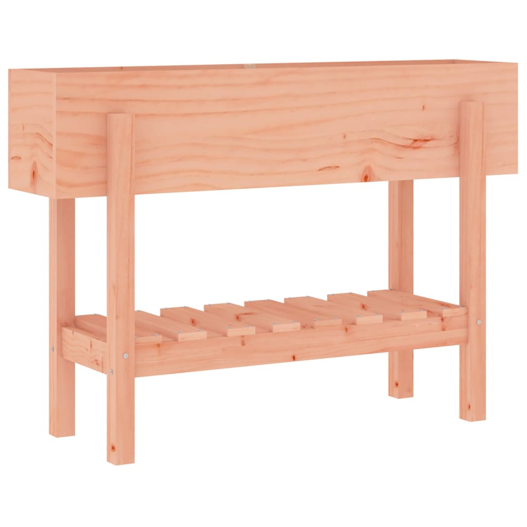 Arriate Elevado Jardín Madera Maciza Abeto Douglas 101x30x69 Cm_5