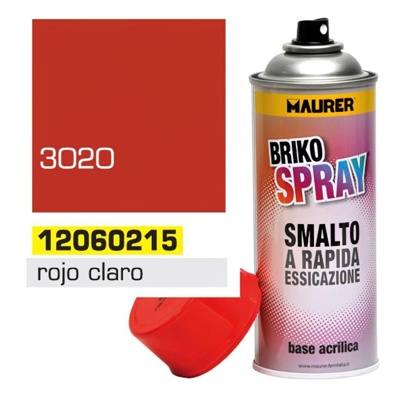 Spray Pintura Rojo Claro Trafico 400 Ml._0
