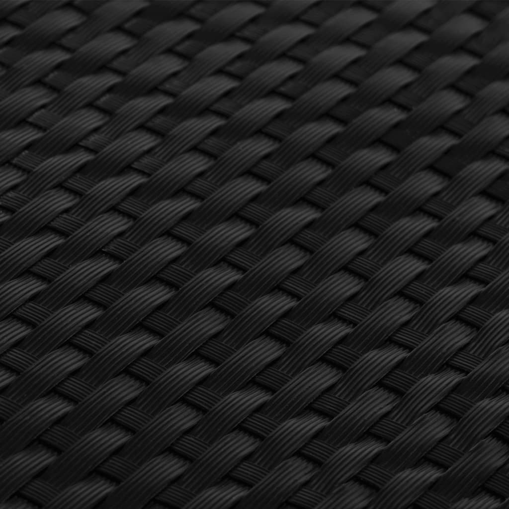 Toldo Para Balcón Ratán Sintético Negro 400x100 Cm / Vetonek_5