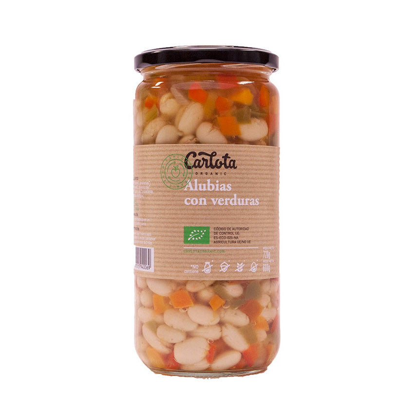 Alubias Con Verduras Bio 720g Carlota Organic