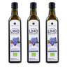 Pack 3x Aceite de Lino prensado en frío ECO Planeta Huerto 500 ml