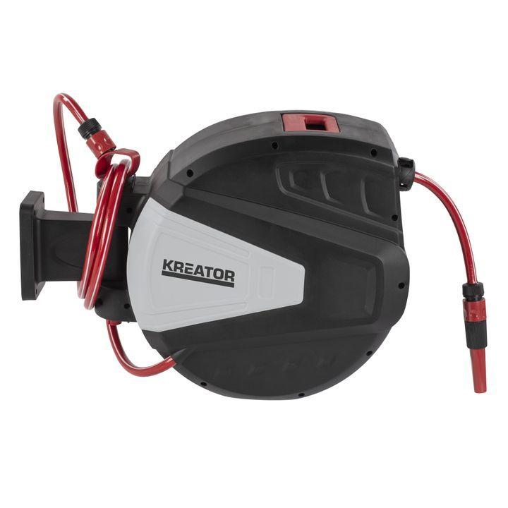 Enrollador manguera de pared 30m Kreator