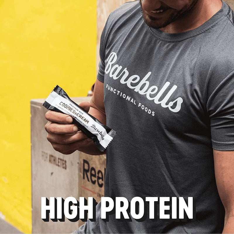 Caja De 12 Barritas de 55gr Sabor Cookies & Cream Barebells_3