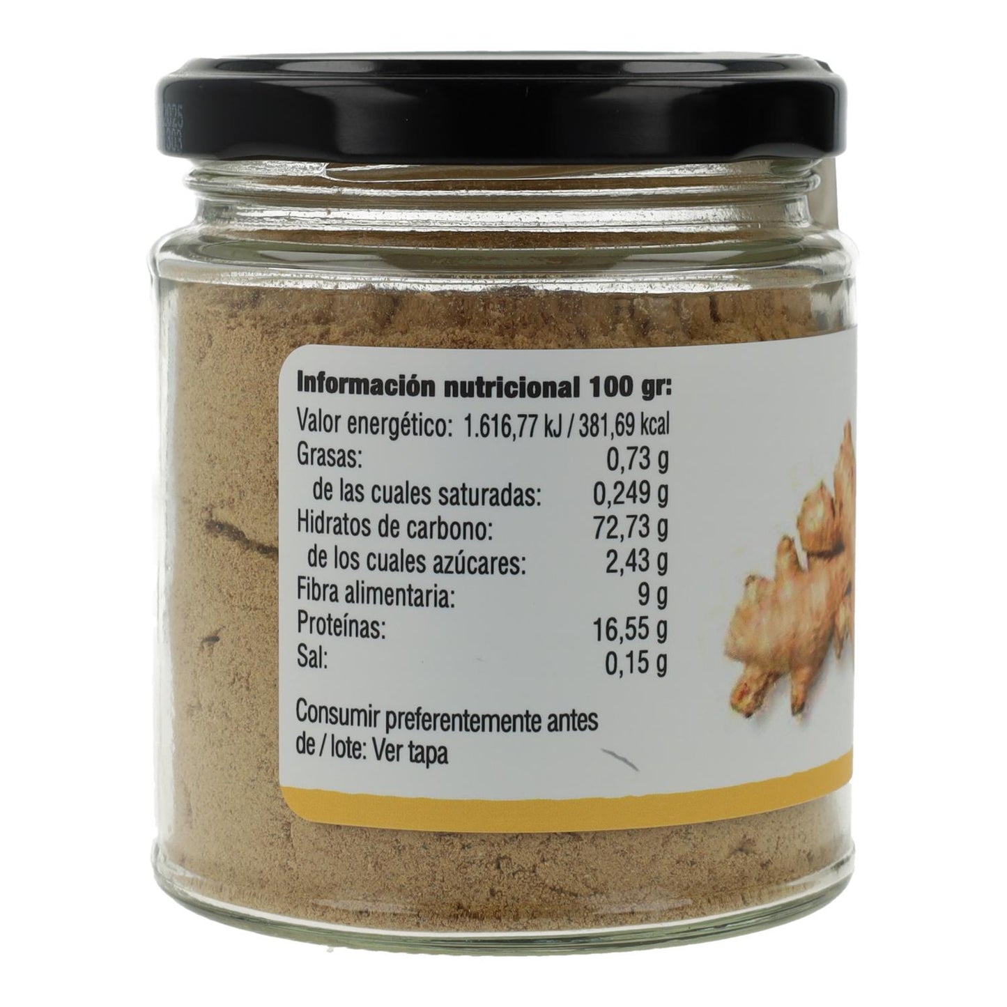 Jengibre en polvo Bio Vegetalia 80 g