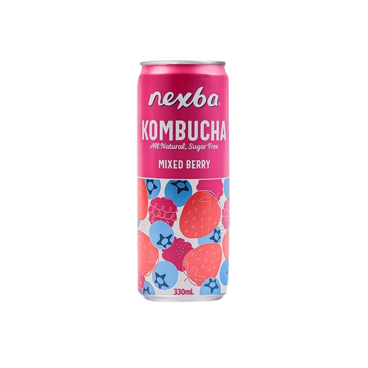 Nexba Kombucha Frutos Rojos 330 Ml_0