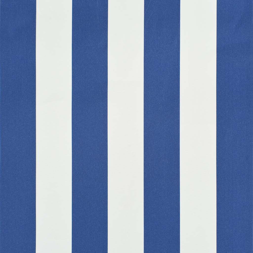 Toldo Retráctil 350x150 Cm Azul Y Blanco_5