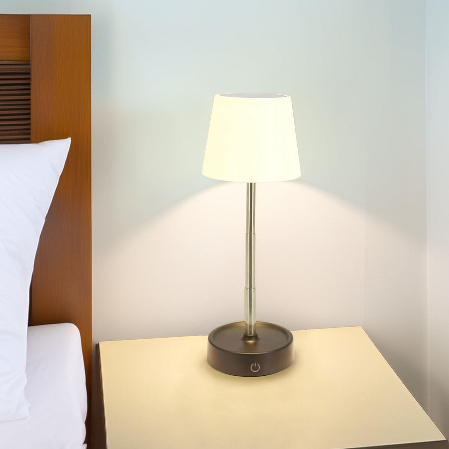Well Home Lámpara De Mesa Retráctil Con Luz Led Smd Blanca Cálida_3