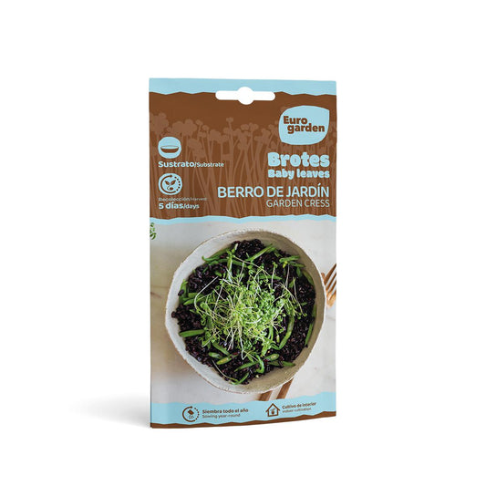 Semillas brotes Berro Común Eurogarden