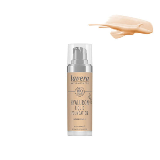 Maquillaje fluido hyaluron - 01 Natural Ivory, Lavera 30 ml