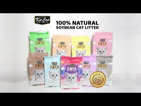 Pack 6 Kit Cat Arena Eco SoyaClump - Charcoal 7 L Arena para gatos