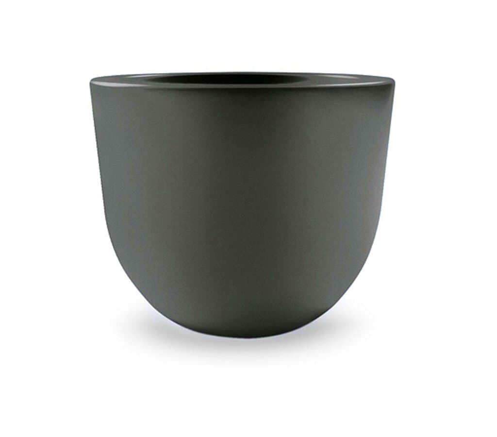 Veca Macetero Plástico Antracita Eggy 55x43 Cm