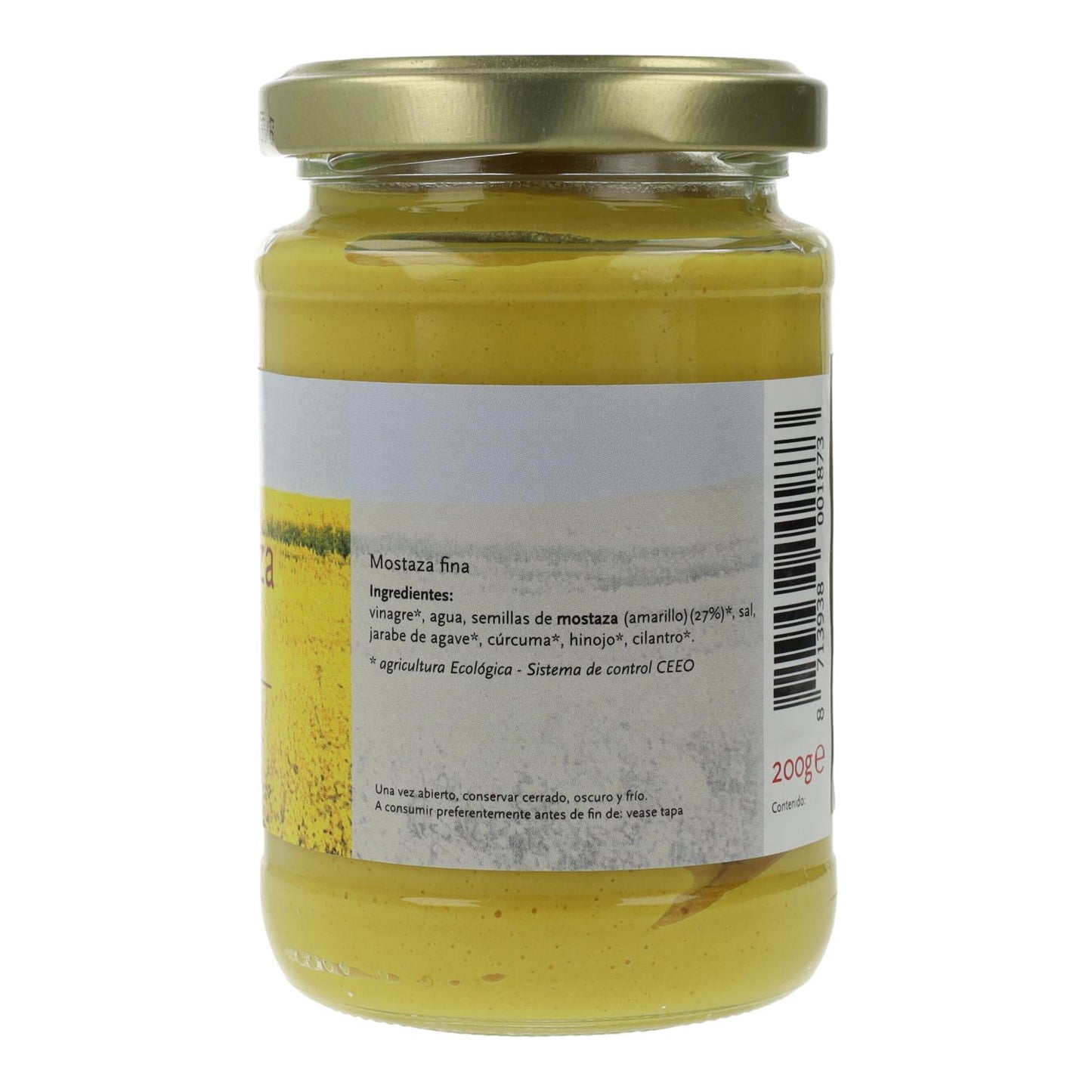 Mostaza Fina Bio Machandel 200g