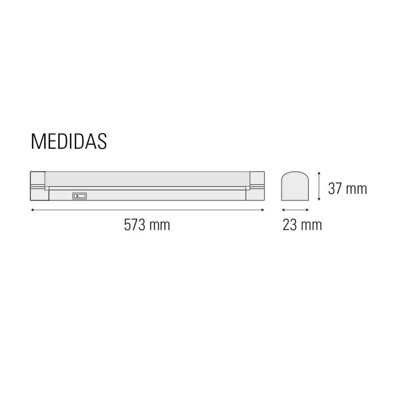Regleta LED Larisa 9,5W Luz Neutra Simon