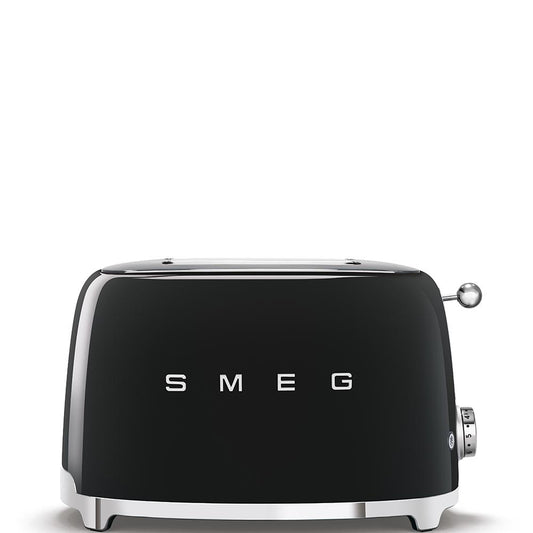 Tostador SMEG 2 ranuras 50's Style negro Nego Mate