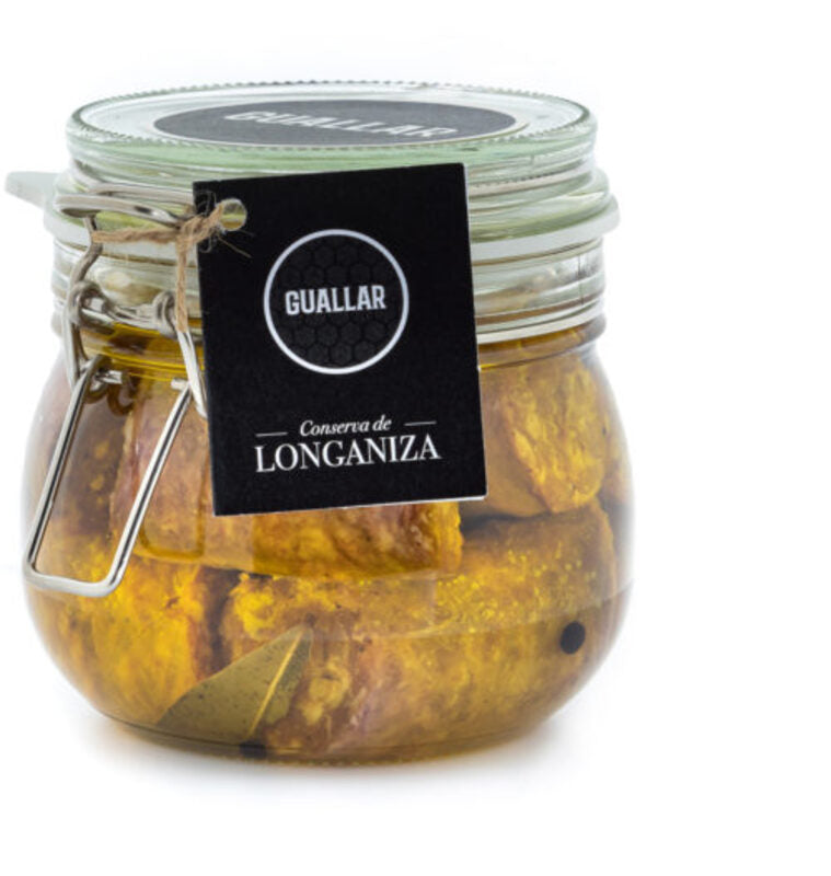 Conserva De Longaniza En Aceite De Oliva Virgen Extra - Conserva Gourmet Guallar._0