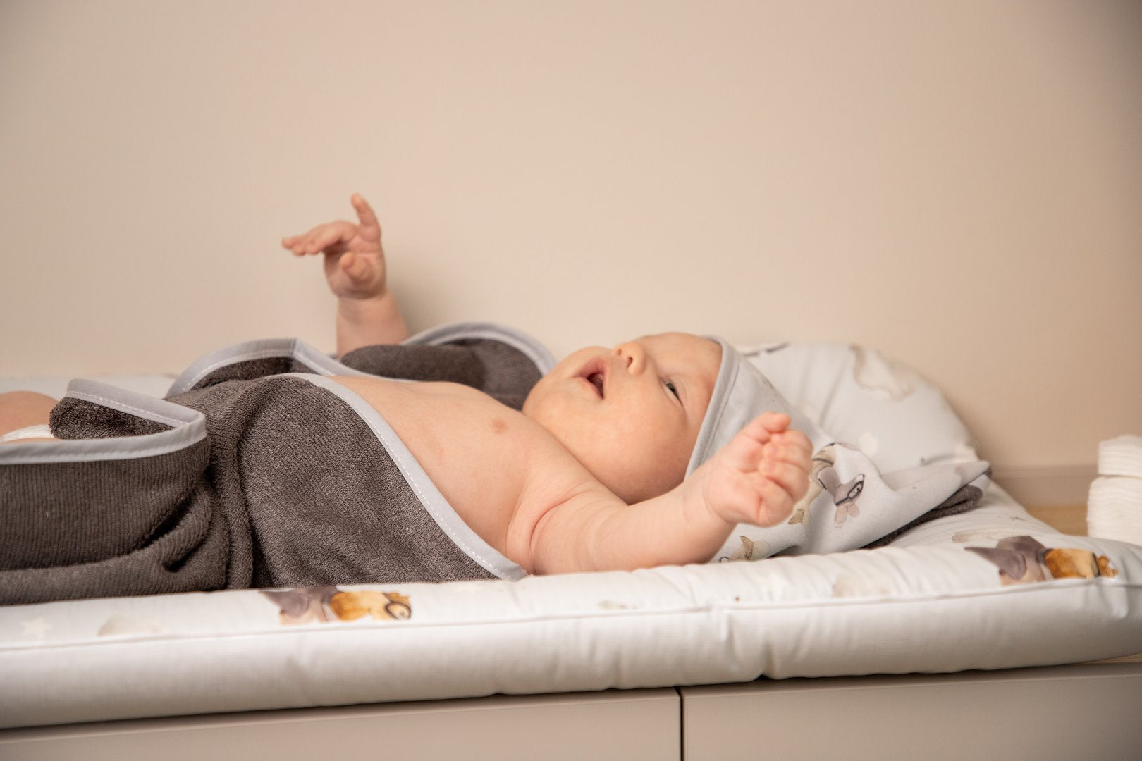 Capa De Baño Maxi 70x120 Cm Bambu Balloon Flight