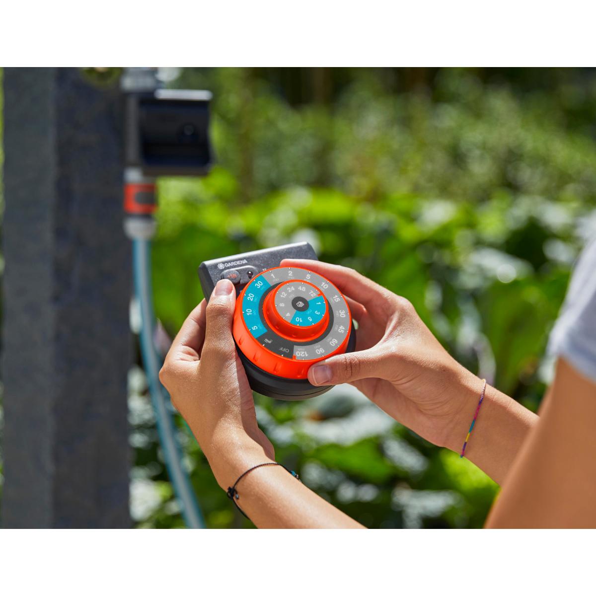 Programador de riego easy plus Gardena 60 programas