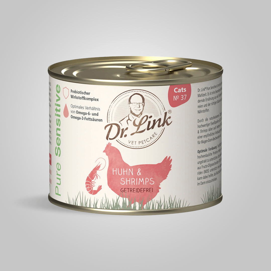 Lata De Comida Húmeda Para Gato - Pollo Y Camarones 100% Natural