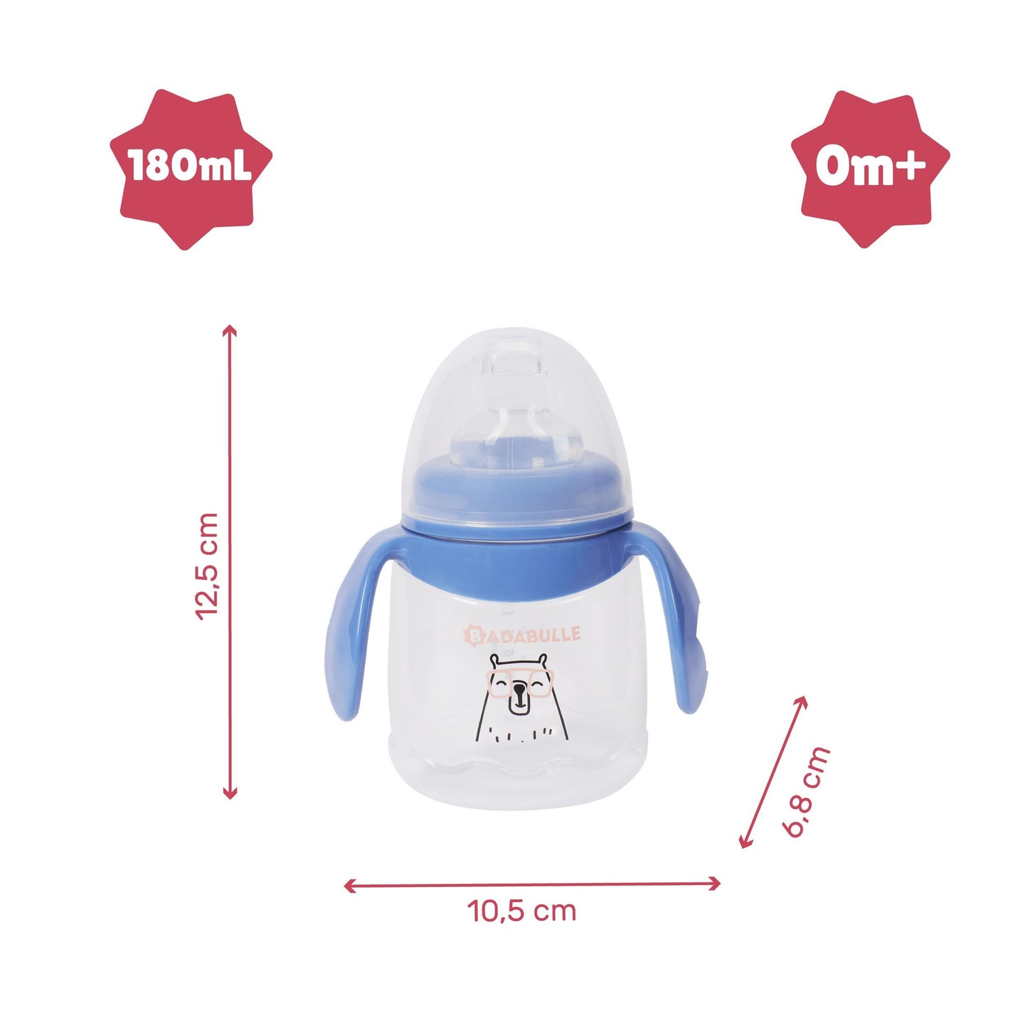 Lote de 2 tazas Antifugas Badabulle