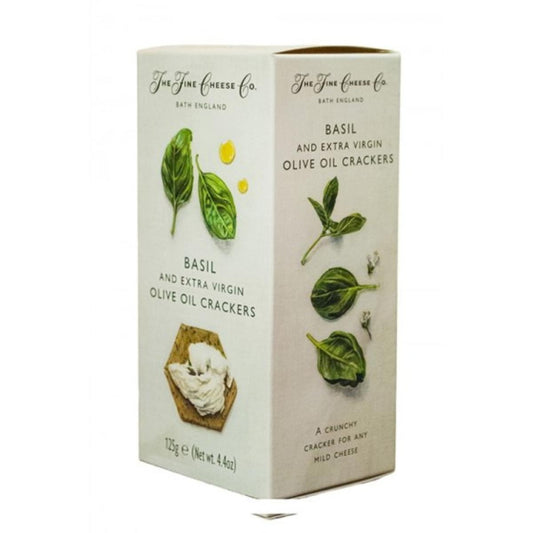 Crackers de aceite de oliva virgen extra y albahaca The Fine Cheese 125g