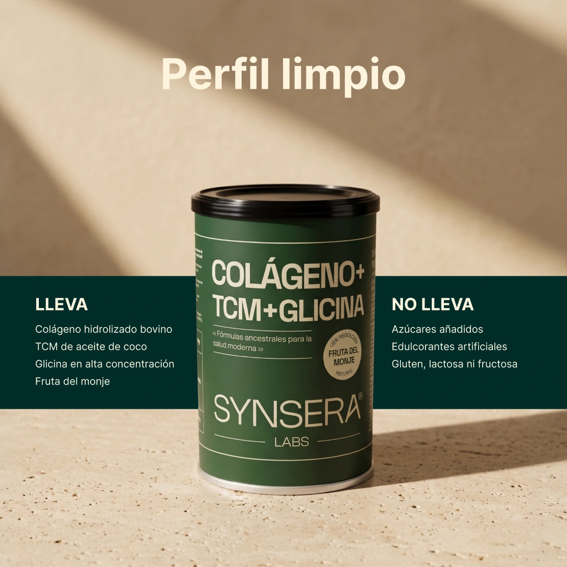 Colágeno + Tcm + Glicina Sabor Mocca 350 G Synsera Labs_5