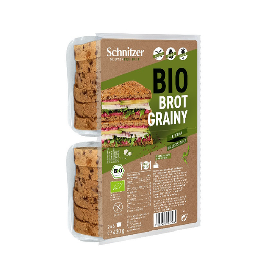 Pan de molde Rebanadas de Maíz con Semillas  Sin gluten Bio Schnitzer 430 g