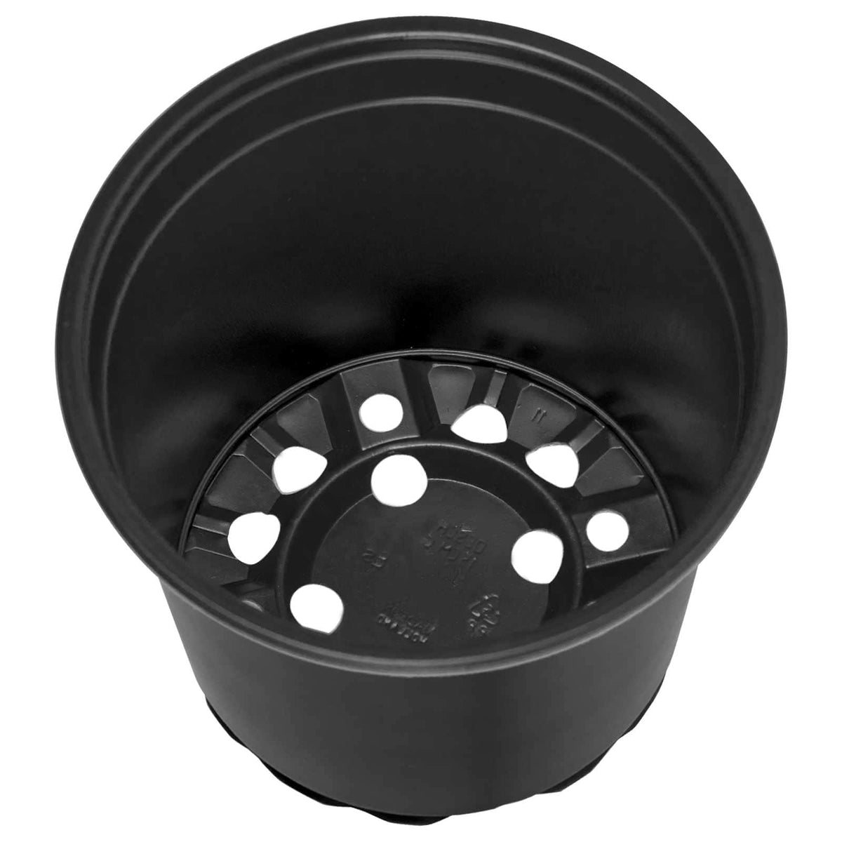 Maceta Redonda Para Flores 50 Uds. Negro Ø 15 X 13 Cm Plástico_5