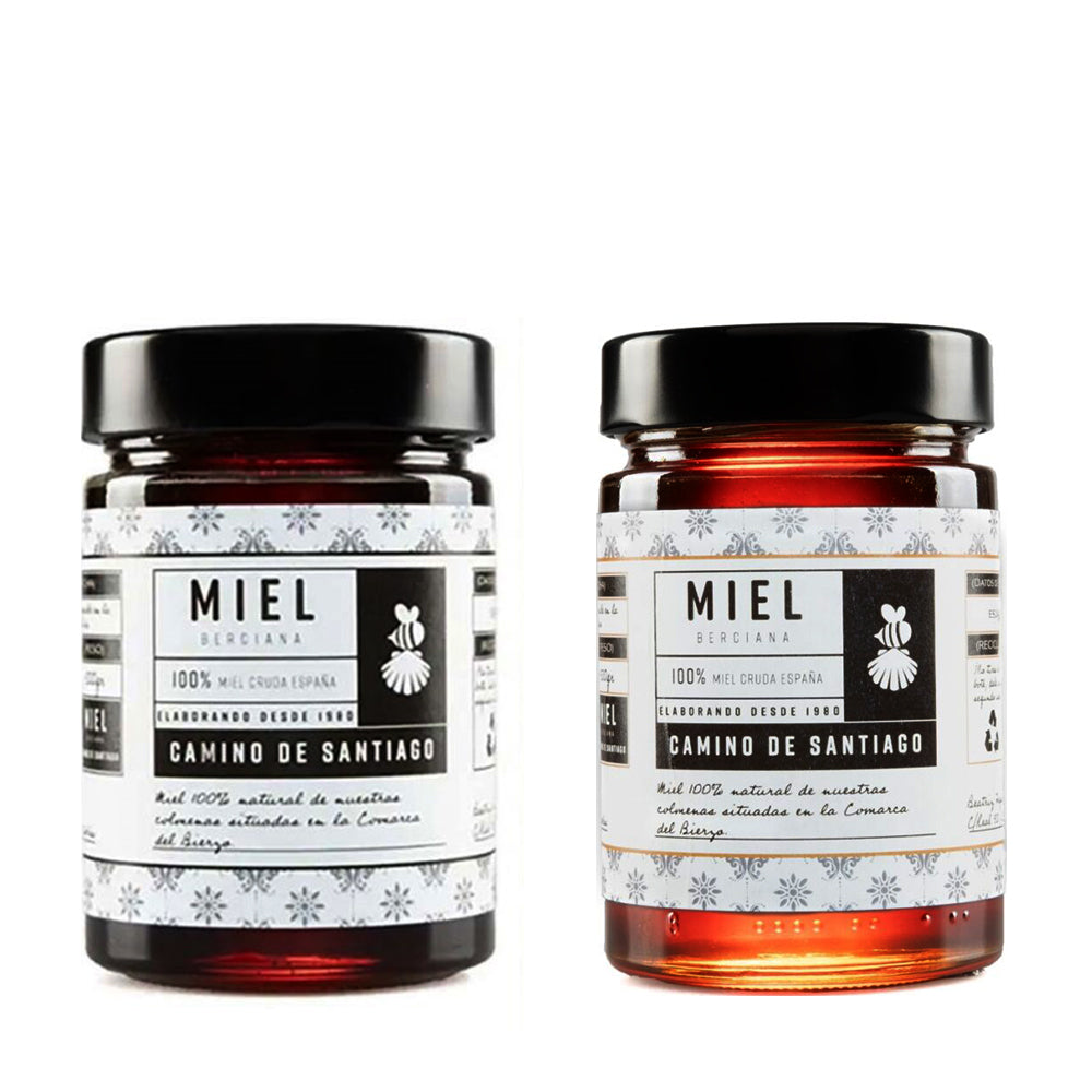 Miel De Castaño Y Miel Del Bosque. Pura 100%. 2 Tarros  480 Gr