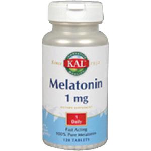 Melatonin 1 mg Kal,  120 comprimidos