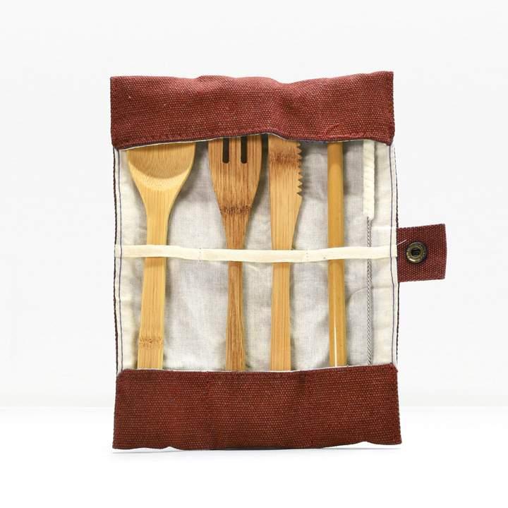 Set de cubiertos funda