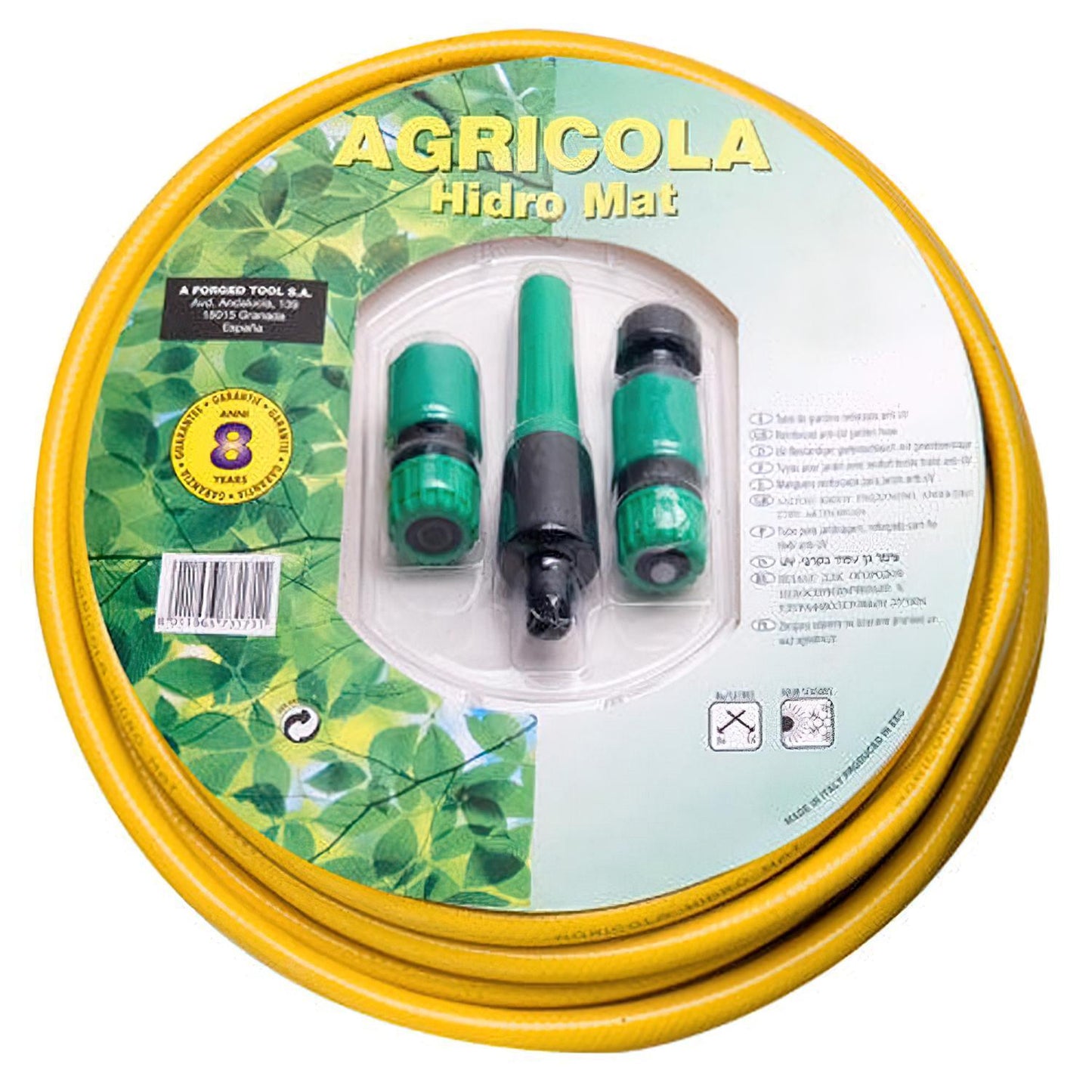 Manguera Jardin Hidro Mat Ø 15 Mm. - 5/8 Rollo 25 Metros Con Accesorios_0